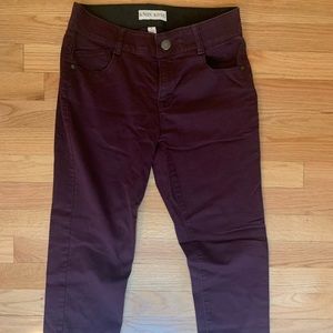 Knox Rose Maroon Denim